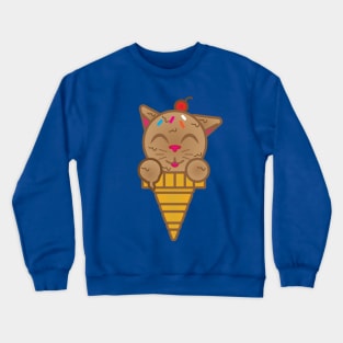 Kitty Cone (with sprinkles) Crewneck Sweatshirt